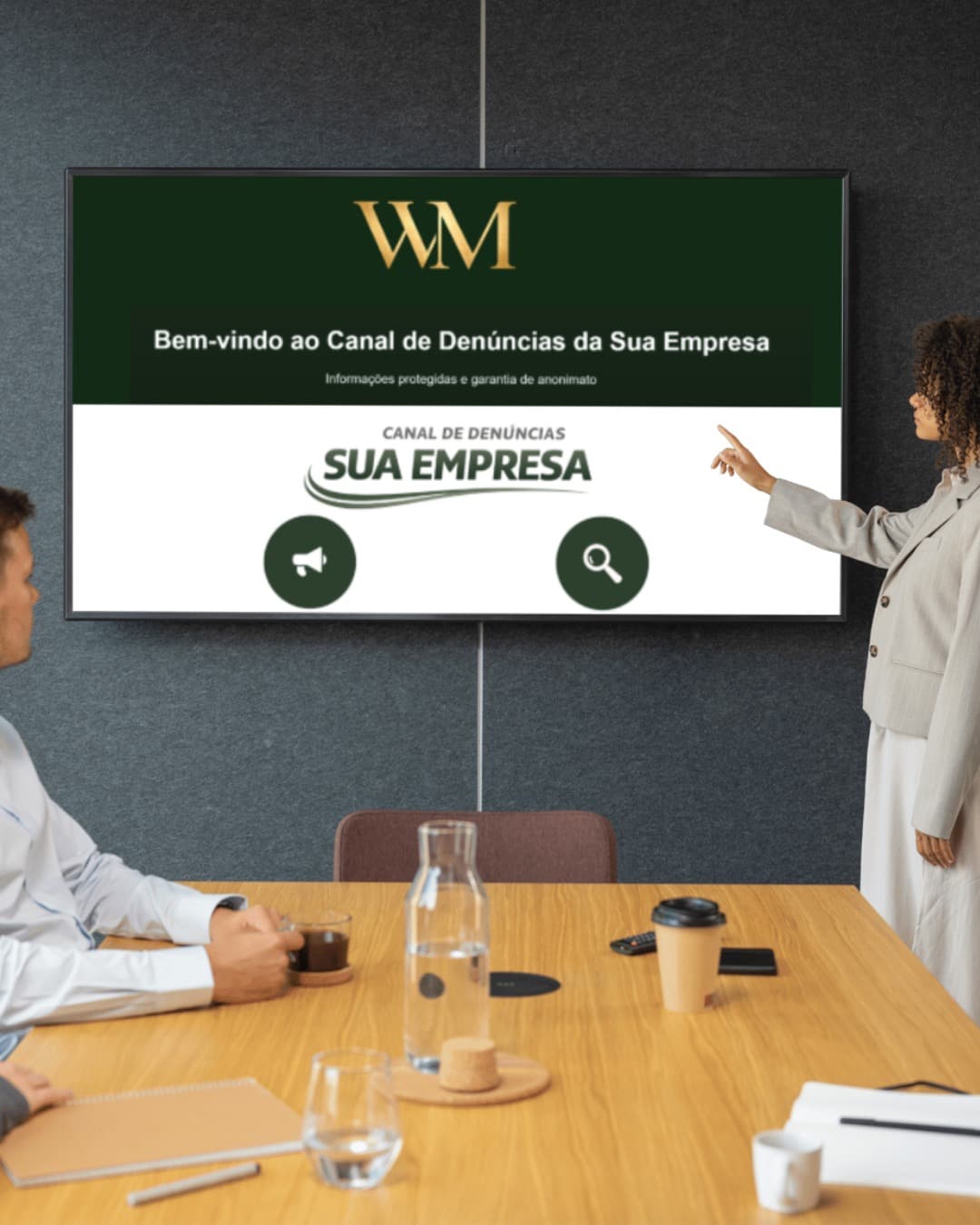 Demonstração do canal InformeSeg em uso